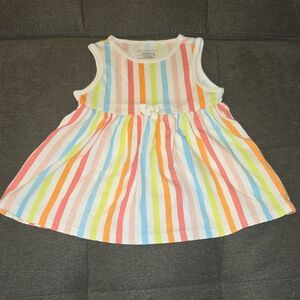 First Impressions Striped Baby Dress